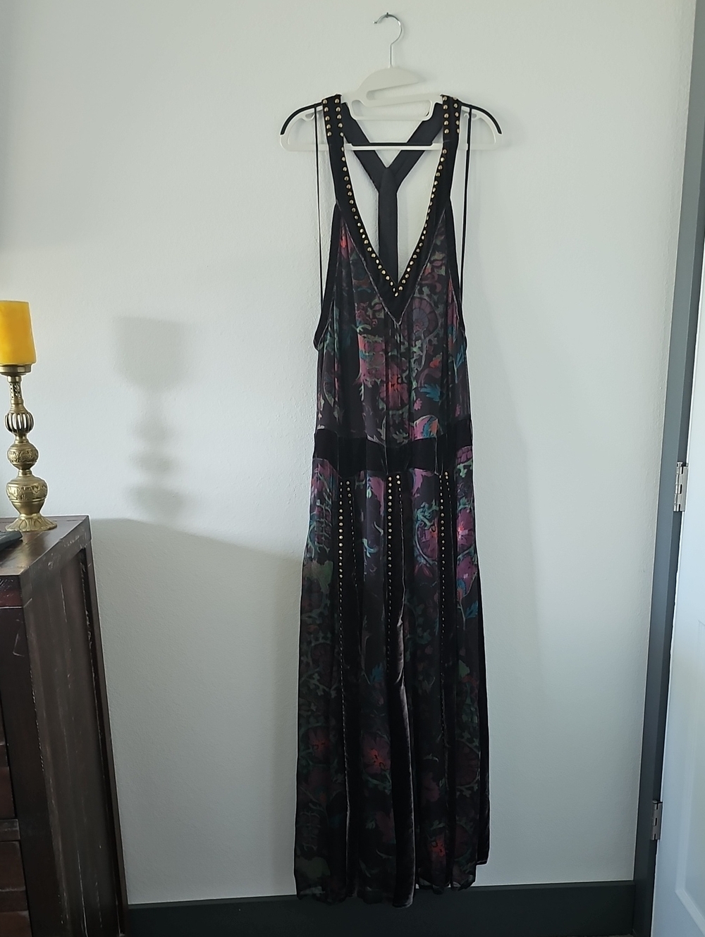 ●●FREE PEOPLE MAXI RENIASSANCE STYLE DRESS NWT SIZE L●●